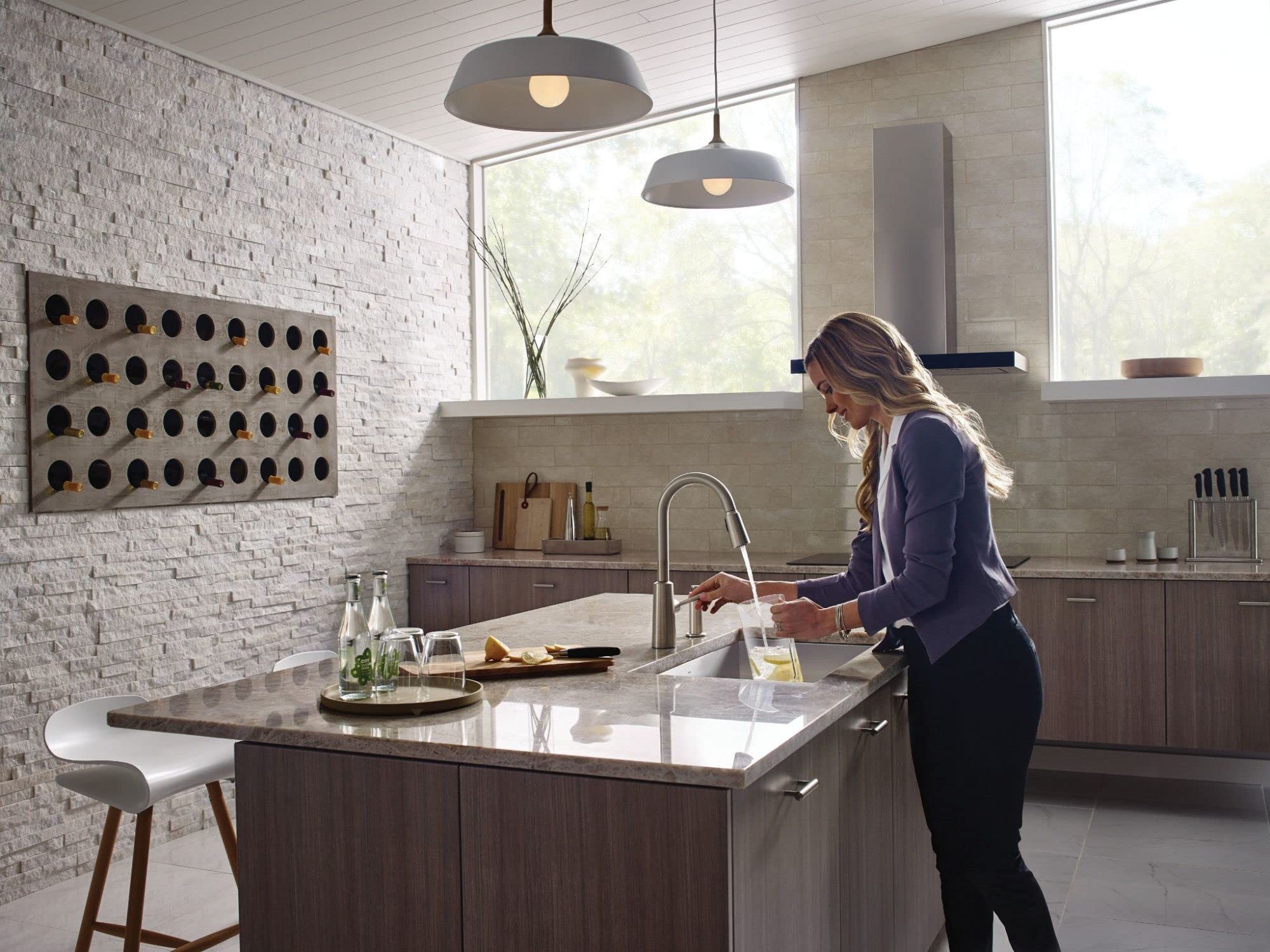 Moen S3947SRS Modern Deck mounted Soap dispenser, spot Resist stainless