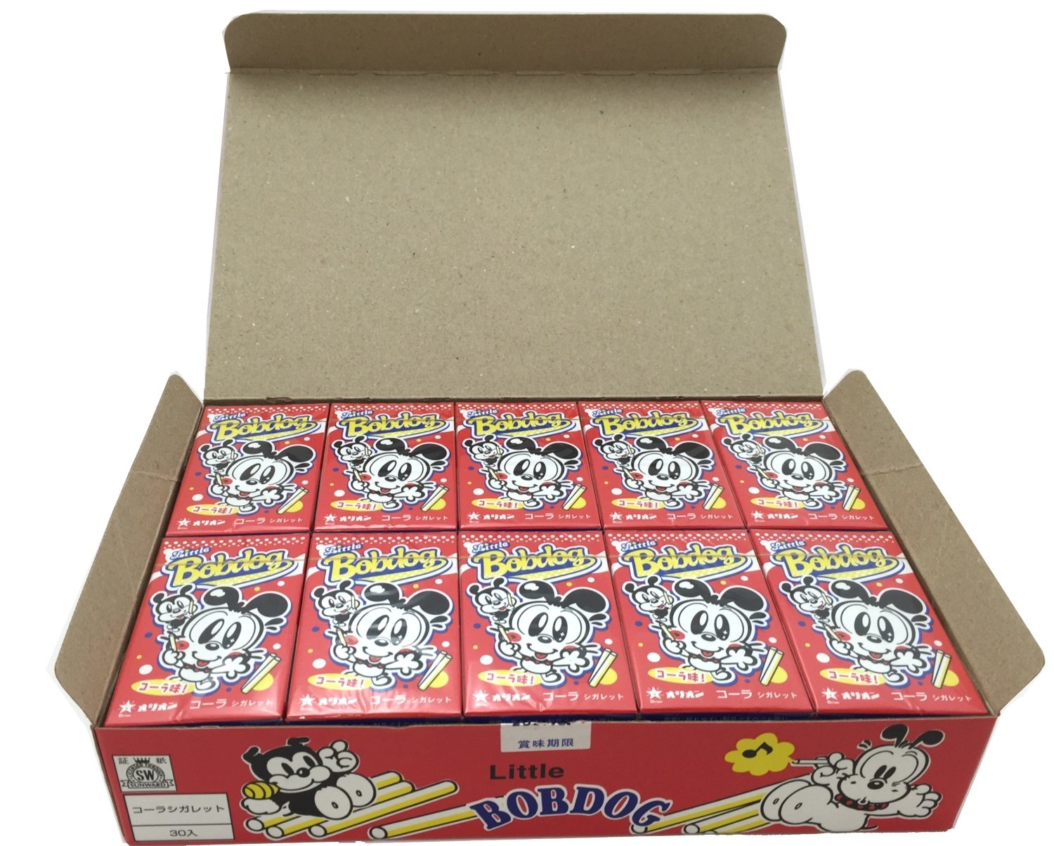 子どものコレクション　コーラシガレットの箱 箱売駄菓子】コーラシガレット（30個入り 単価40円以下） - 駄菓子っこ