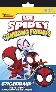 Spidey and his Amazing Friends - STICKERLAND 4 Page PAD Stickerland Pad - 4 Pages