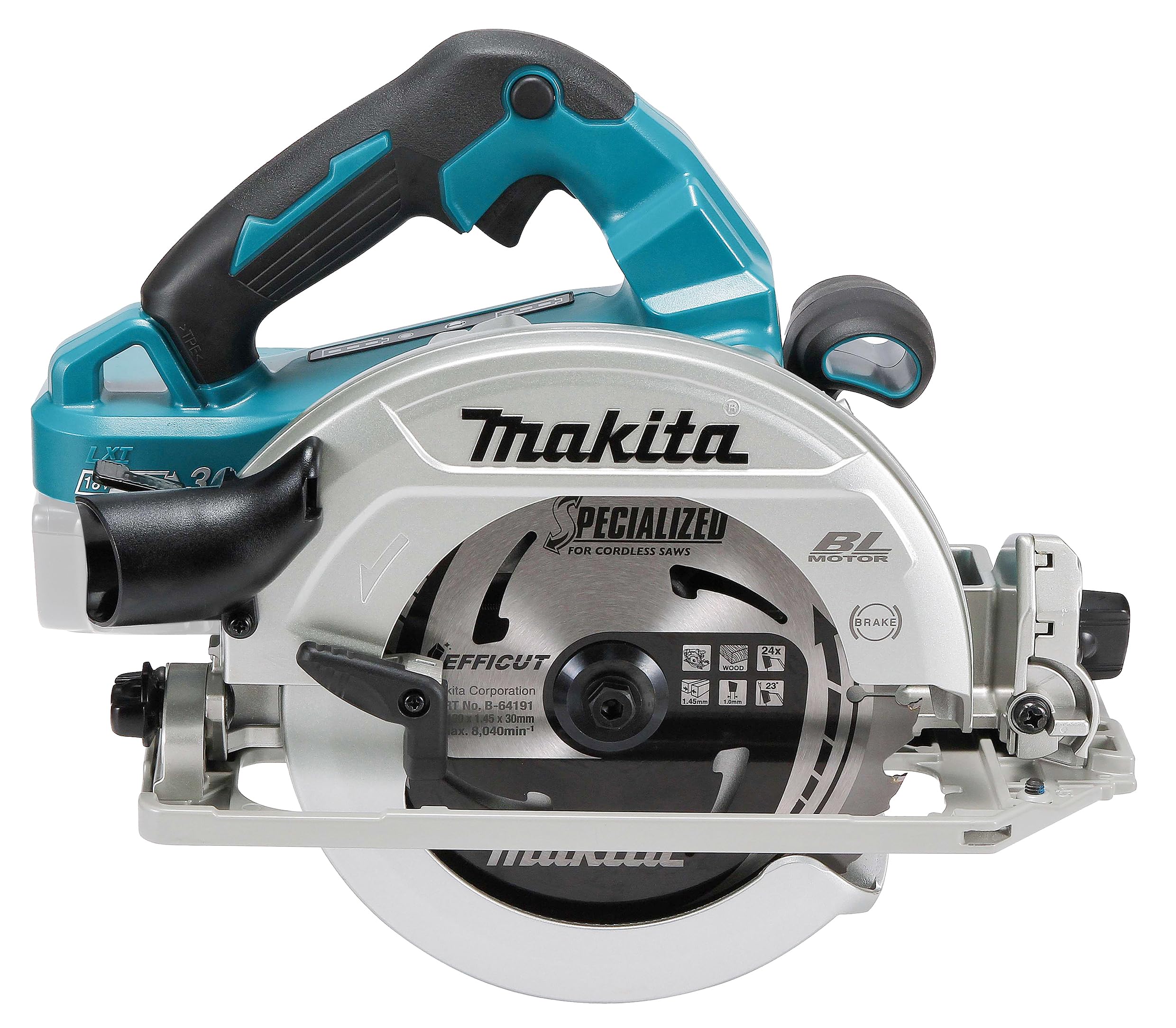Makita DHS783ZJU Akku-Handkreissöge 2x18 V mit Bluetooth (ohne Akku, ohne Ladegerät) im MAKPAC