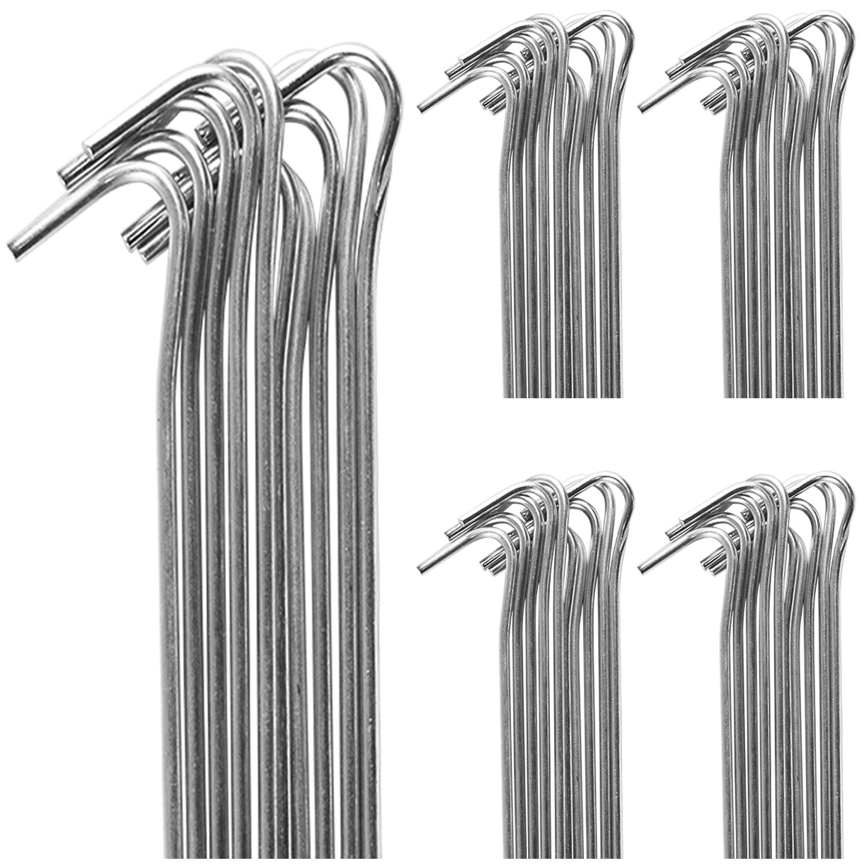 10 Or 50 x Metal Pegs Ground Tent Camping Anchor Hiking Tarpaulin Galvanised Gazebo Beach Steel Hooks Outdoors Travel UK FREE P&P (50 x METAL GROUND PEGS)