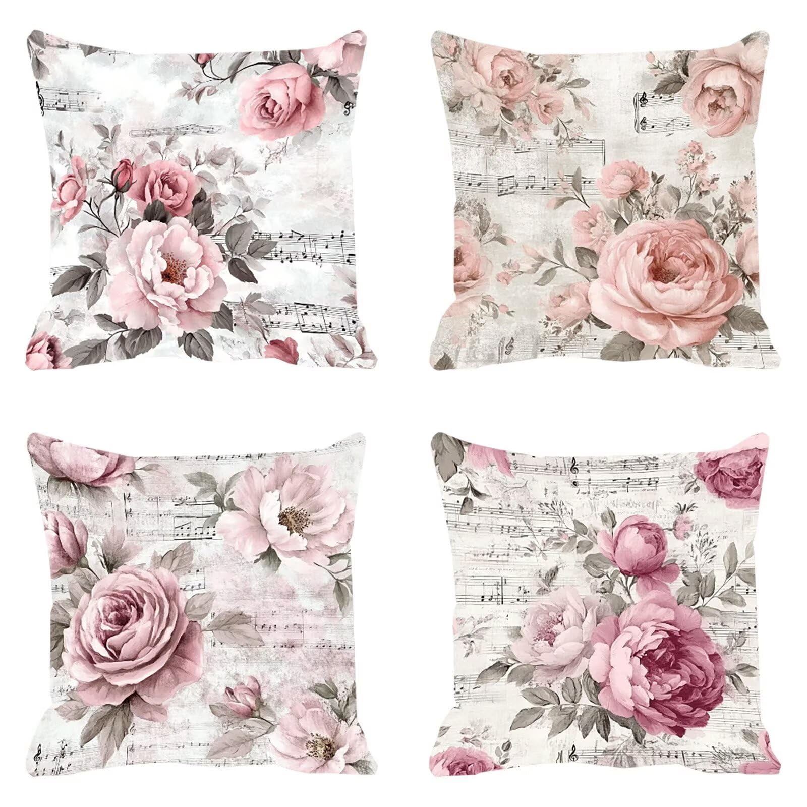 Taie oreiller canapé décoration velours rose 50x50 pour maison et jardin