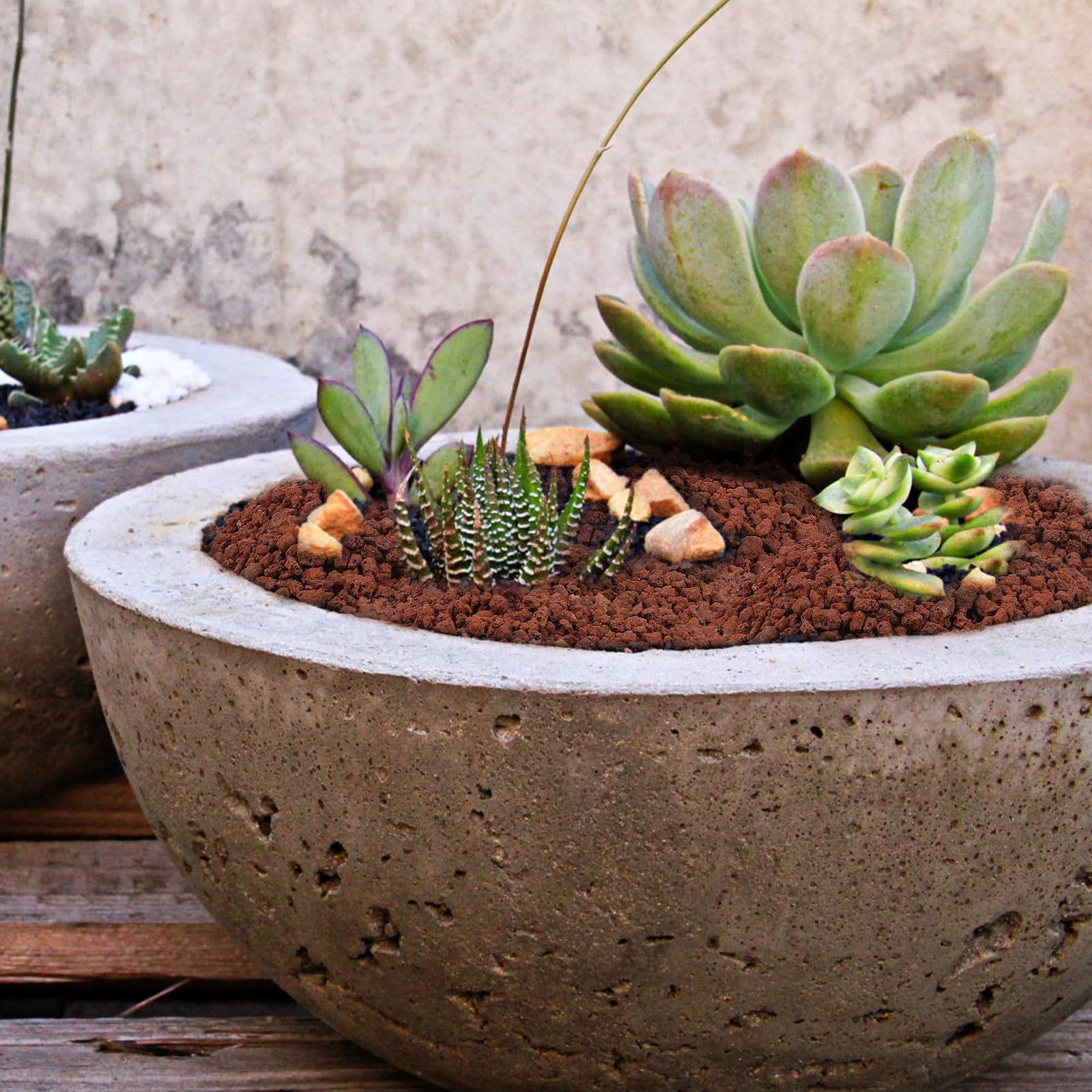 Veemoon Volcaniques Naturelles Marron pour Aquarium et Succulentes, Décoration Sûre Surface Naturelle, pour Remplissage de Vases et Pelouses