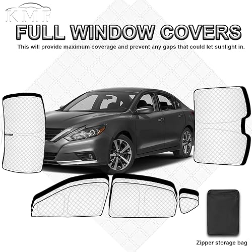 Miniatura 264 de KMF - Parasol de repuesto para parabrisas, cubierta para ventana lateral y trasera, cubierta protectora para visor, para campamento, bebé, bloqueo