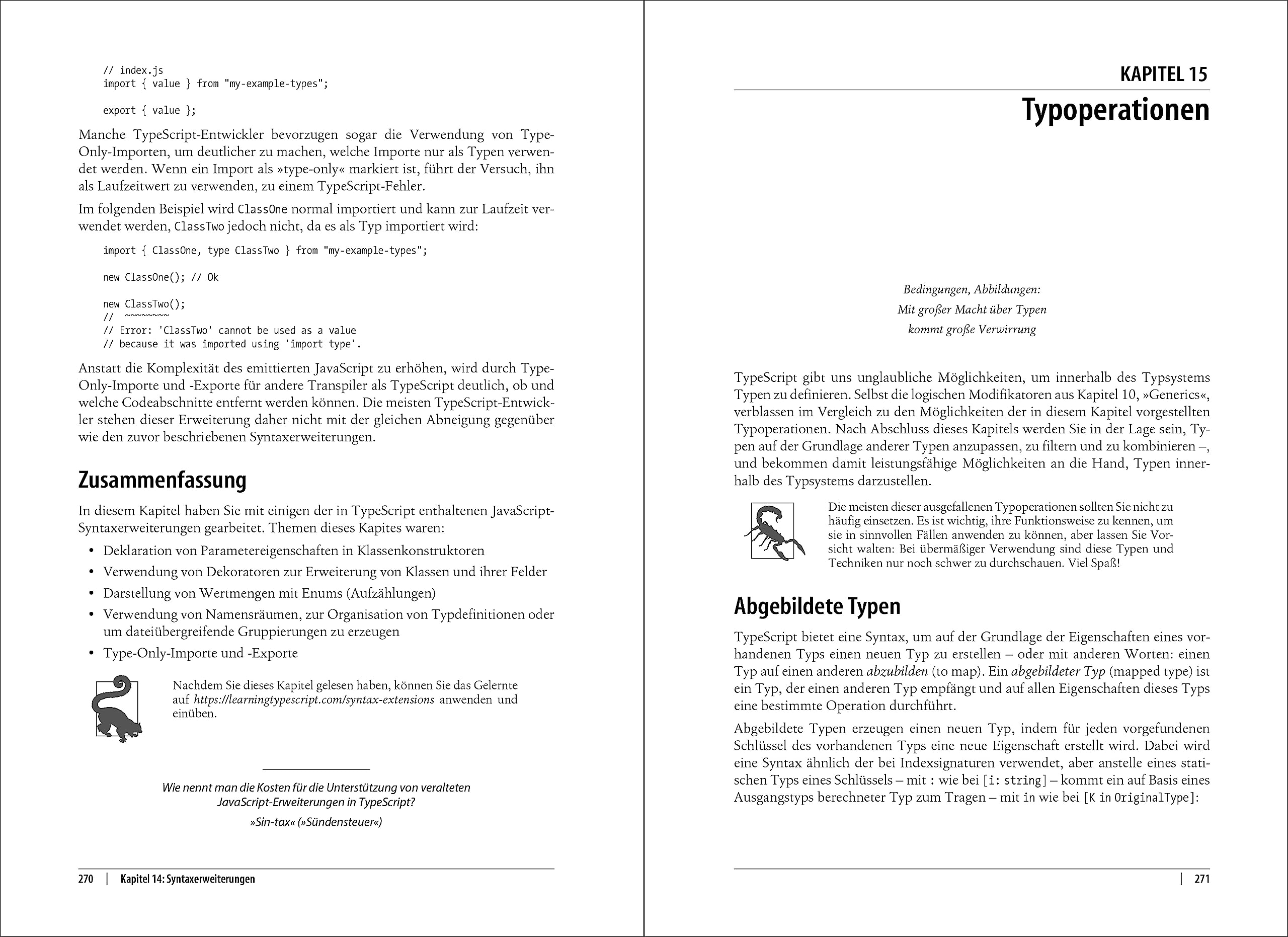 TypeScript – Ein praktischer Einstieg: Typsicheres JavaScript für skalierbare Webanwendungen (Animals)