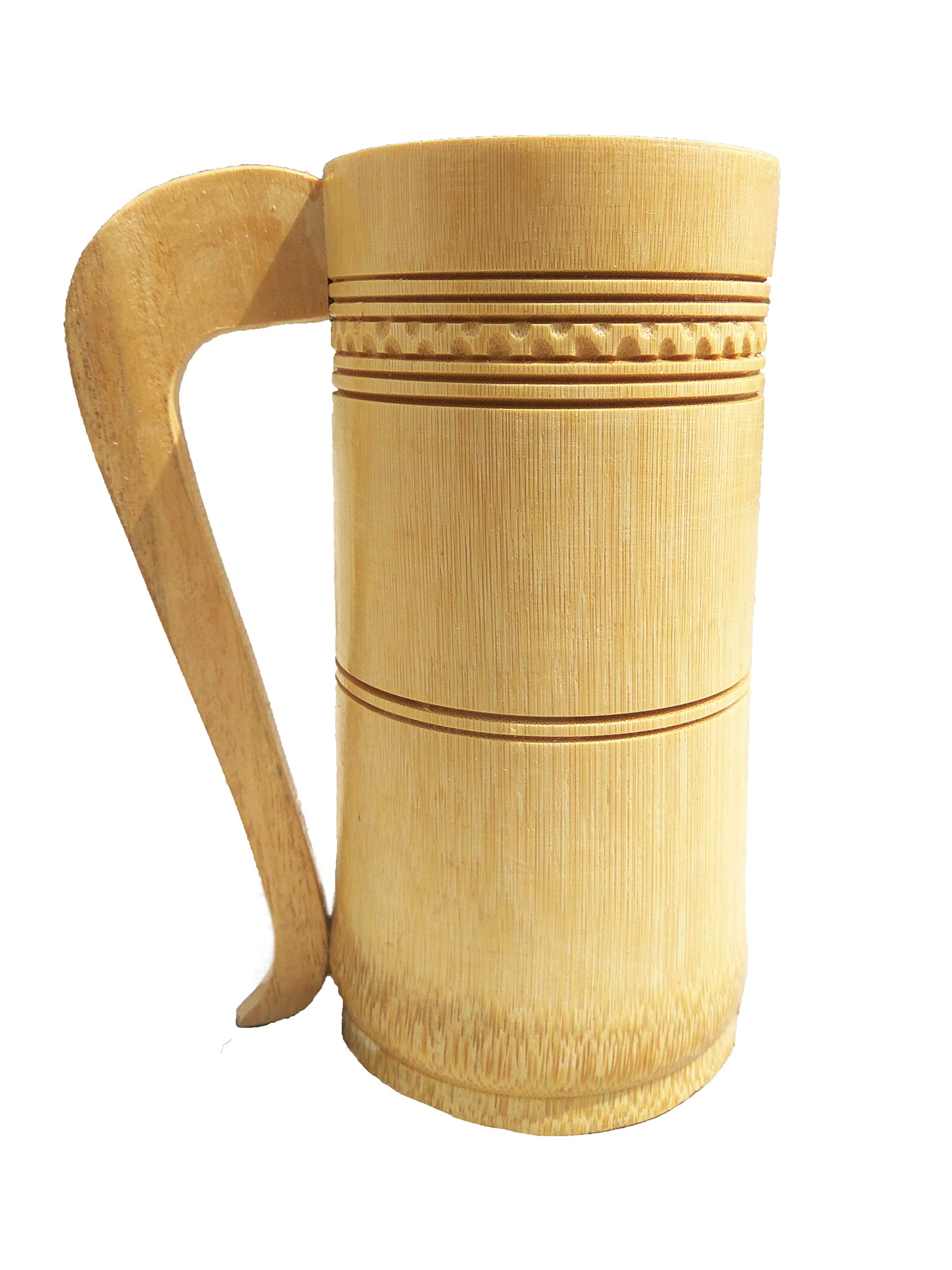 NE Handiwork Bamboo Beer Coffee Mug(1, Large)