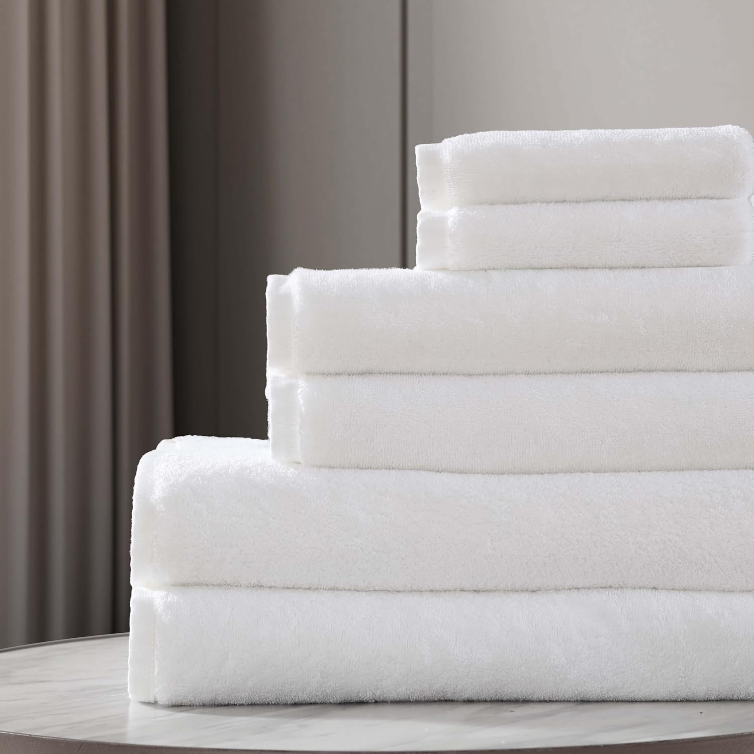 Pure Parima Superior Egyptian Cotton Towels, Towels for Bathroom, Luxury Plush Bathroom Essentials, Ultra Thick, Spa, Shower, Guest Bath, Apartment, Home (Hand Towel)