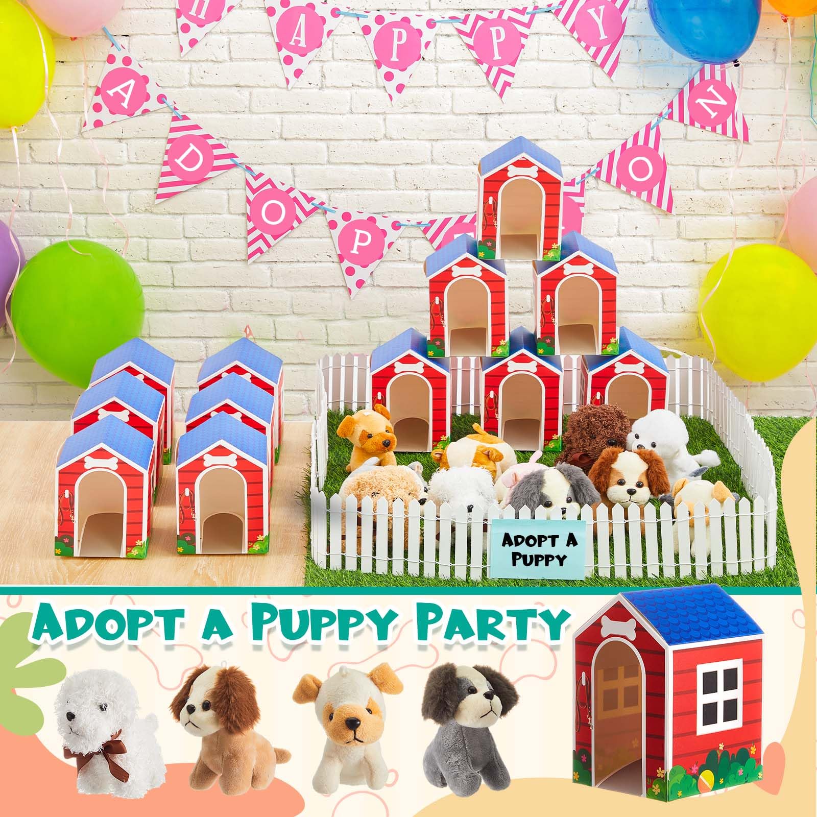 Birthday Party Adopt A Puppy Stuffed Animals Adopt A Puppy Sign