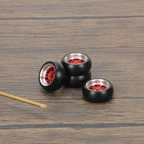 Miniatura 3 de RCAWD Llanta de aleación de 4 ruedas clásicas de deriva para RC Hobby Modelo Car 128 Wltoys K969 K989 P929 Drift Rally Kyosho Mini-Z Mini-Q Mini-D