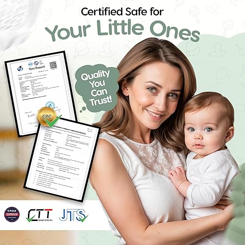 Miniatura 7 de O'doe Chupete de comida para bebés con 1 alimentador y 3 pezones, sin BPA, silicona de grado alimenticio, juguete de dentición y mordedor de destete