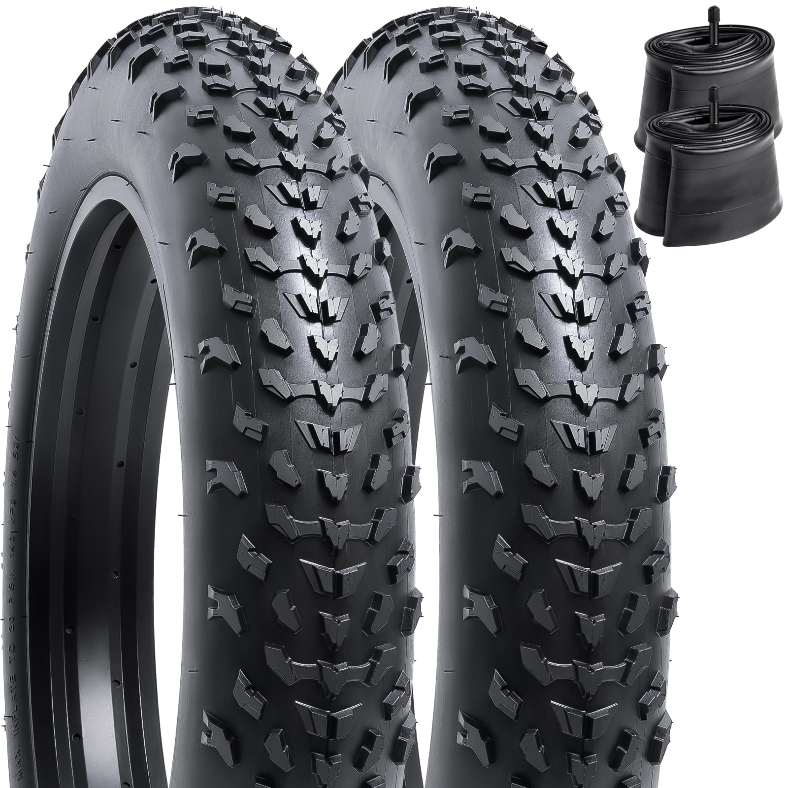 Amazon | YunSCM 2本セット,20 4.0 タイヤ,20x4.0 自転車タイヤ + 20x3