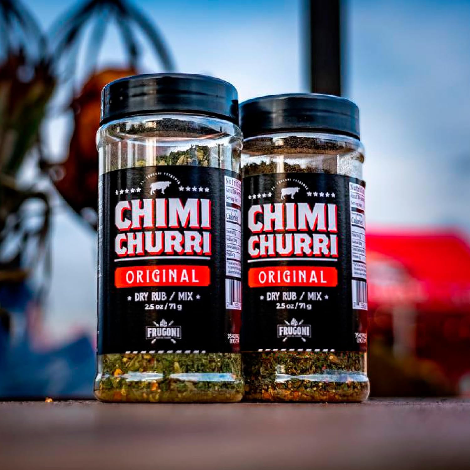 Al Frugoni- Chimichurri Combo- Original and Spicy- Rub, condiment,sauce and marinade (Chimi Churri Original, 2 Pack)