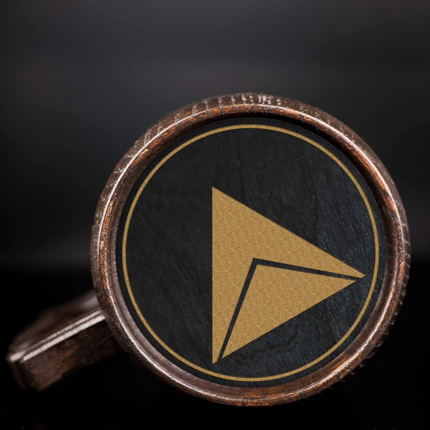 Subnautica Alterra Corporation Beer Mug, Wooden Stein, Personalized Tankard