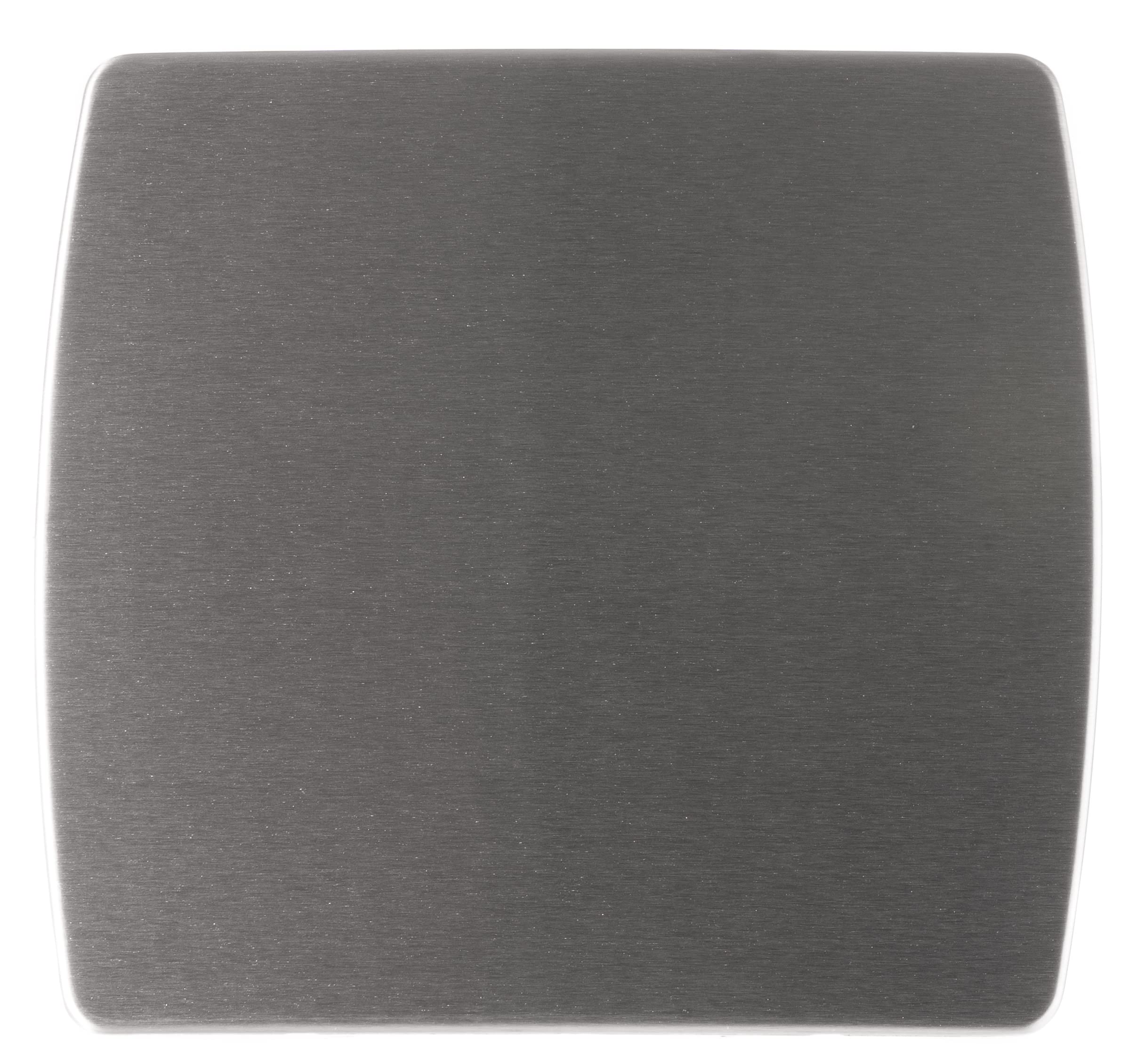 EUROPLAST 100mm Bad-Lüfter mit Feuchtesensor und Timer - Ventilator - Leise - inox Edelstahl