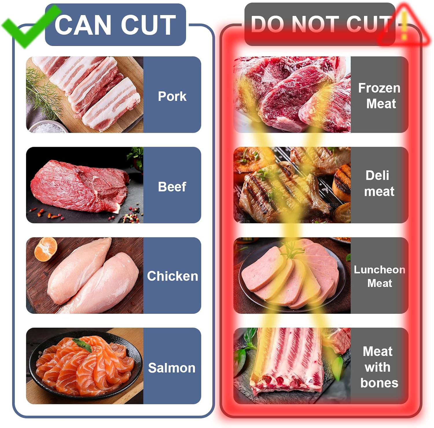 Mandolines Slicer Blue + Fresh Meat Slicer Black