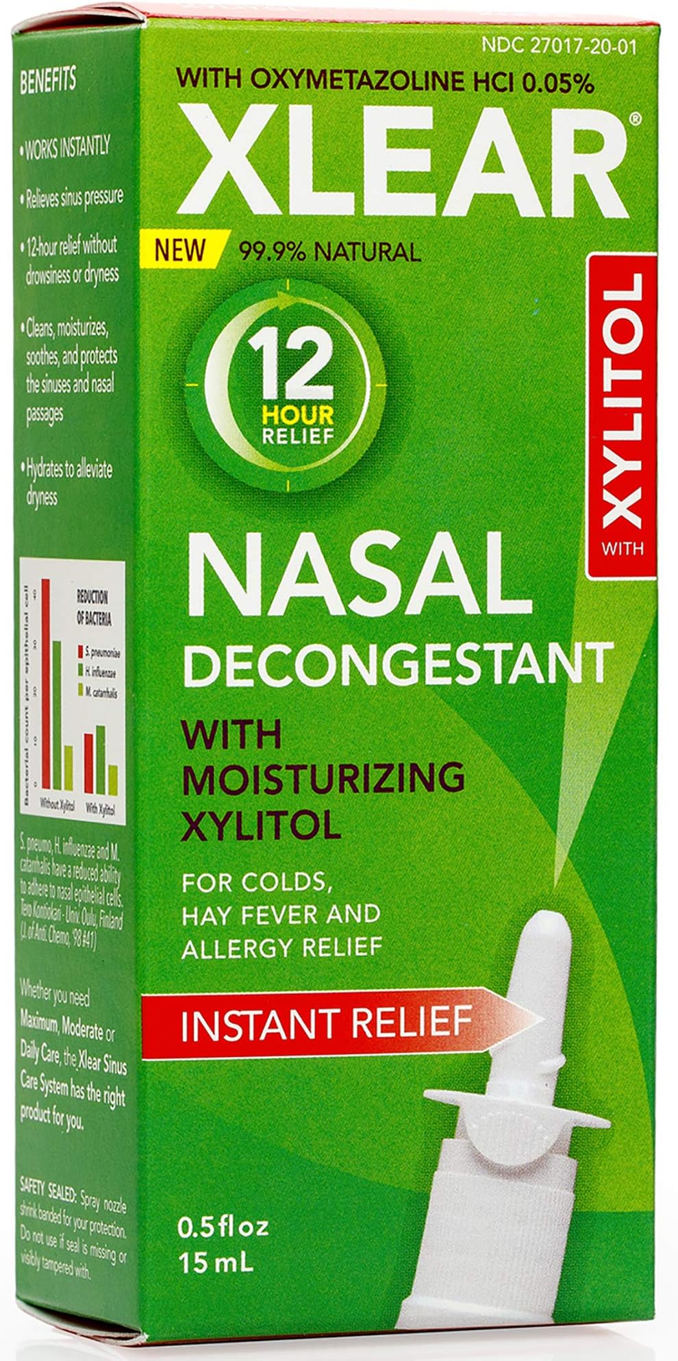 Xlear Nasal Spray with Xylitol Bundle Fast Sinus Relief