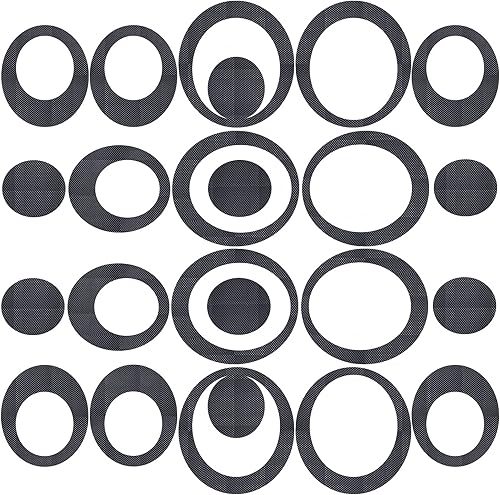 45 piezas adhesivas ovaladas para bañera, antideslizantes, tracción a bañeras, calcomanías adhesivas para bañeras, duchas, piscinas, barcos,