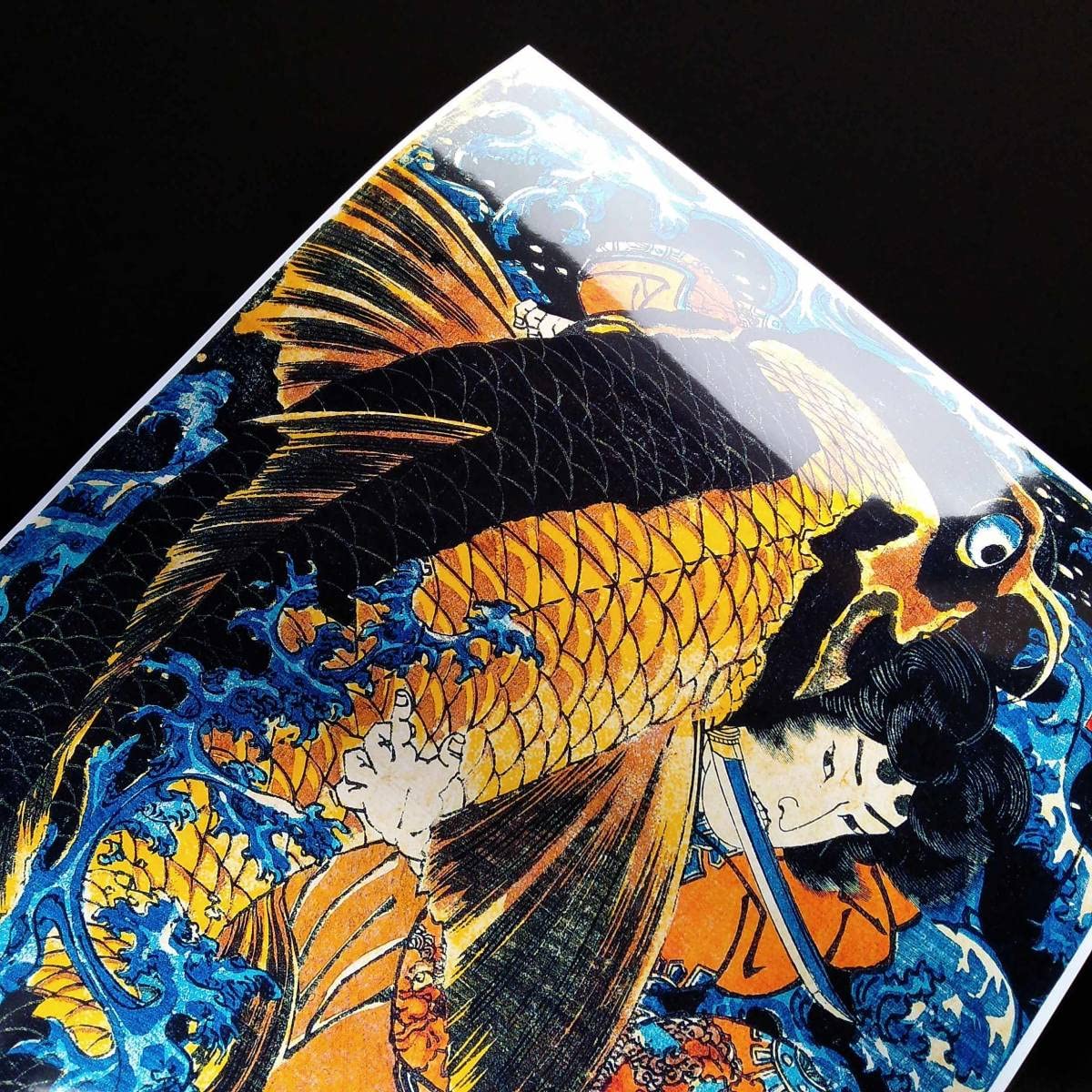 Amazon.co.jp: 歌川国芳『西塔鬼若丸』浮世絵 アート 沢 ポスター A3