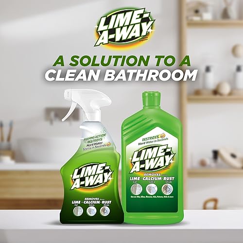 Miniatura 27 de Lime-A-Way - Limpiador de baño, 132 onzas líquidas (6 Botellas x 22 onzas), elimina cal, calcio, óxido