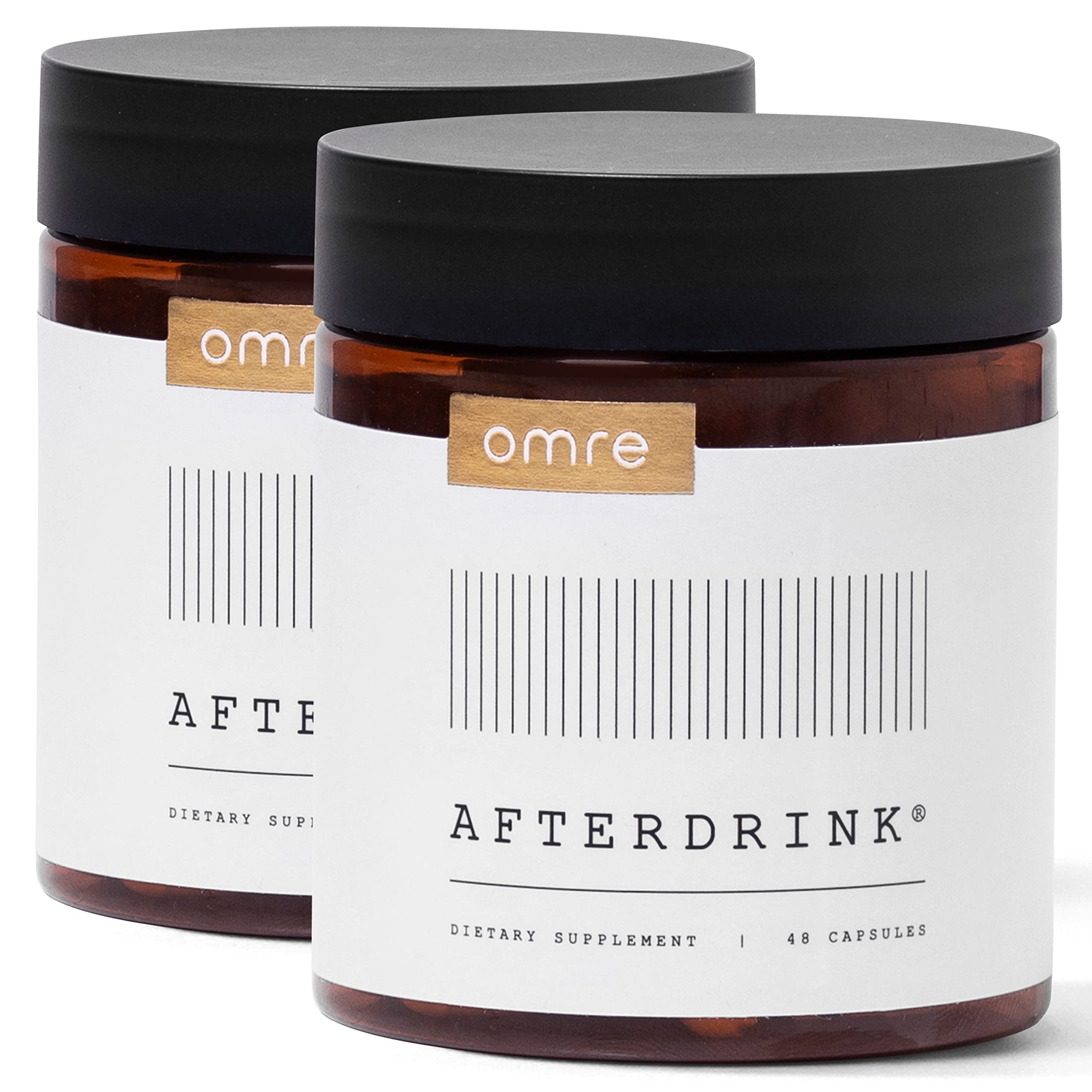 AfterDrink (New Look - Same Formula) | Restore Pills with Milk Thistle, Dihydromyricetin DHM, Vitamin B, Ginger & Other Herbal Extracts, Made in USA (96)