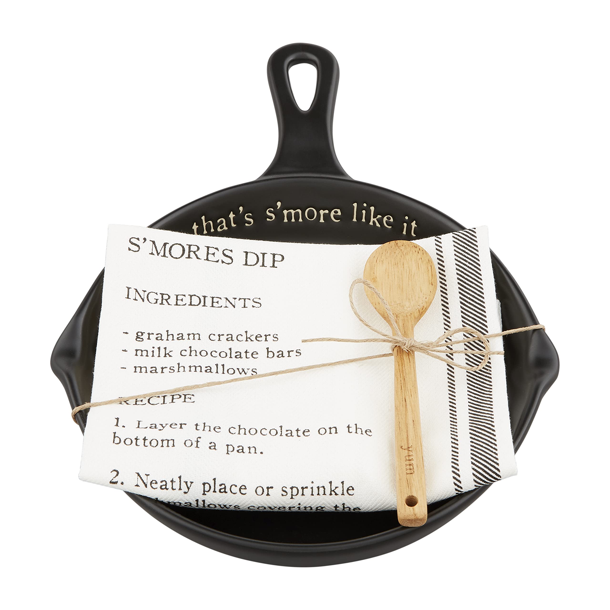 Mud Pie Set Per Muffin Ad Albero Di Natale - Teglia In Ceramica 30,5x20,3 Cm + Frusta In Legno E Silicone - 2