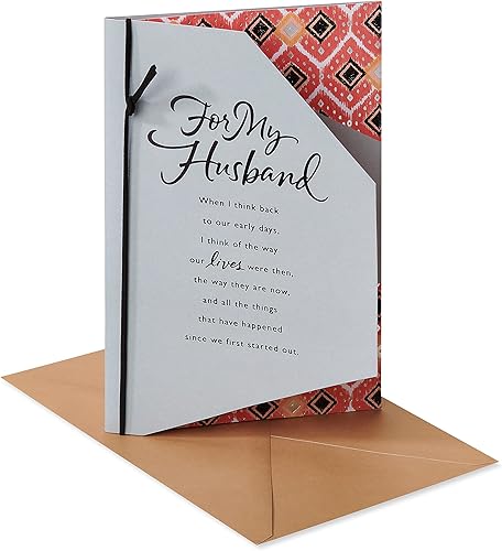 Vista 9 de American Greetings Tarjeta de cumpleaños para marido (Longer I Love You)