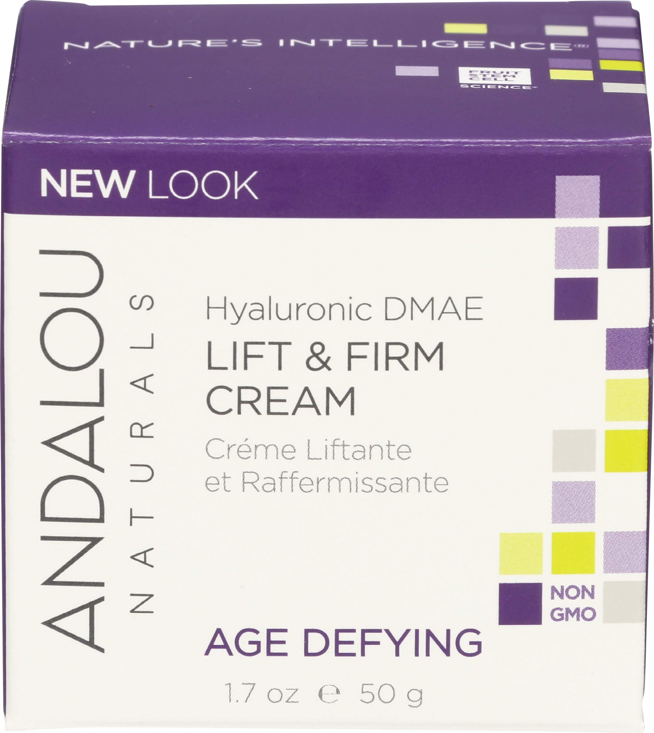 Andalou Naturals, Cream Face Age Defying Hyaluronic DMAE, 1.7 Ounce