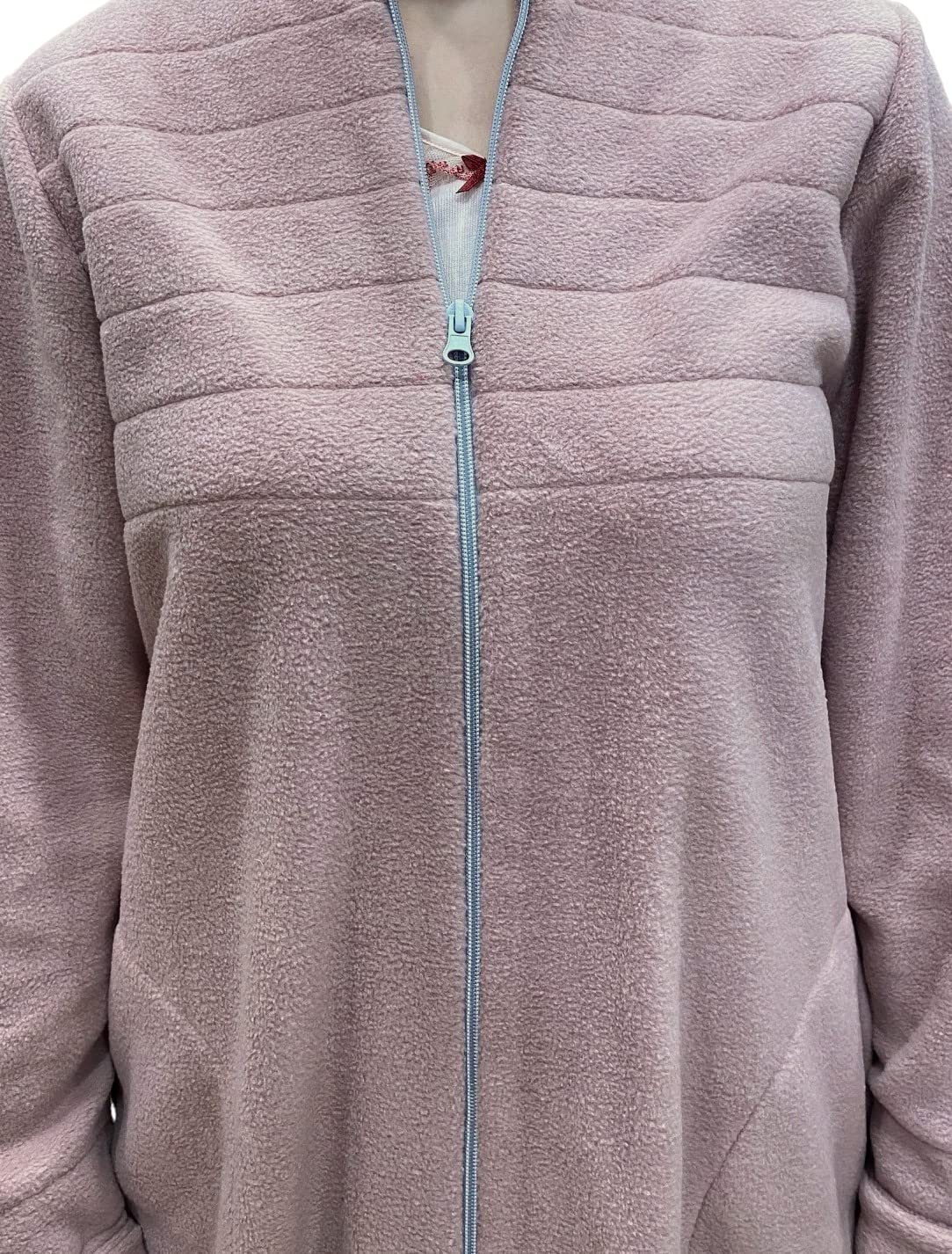 Bata de mujer de microfibra anti-pilling con cierre Zip Art. Sofia