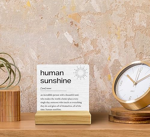 Miniatura 4 de Decoración de escritorio inspiradora, regalos de agradecimiento, letreros motivacionales de mesa de madera, regalos de agradecimiento para