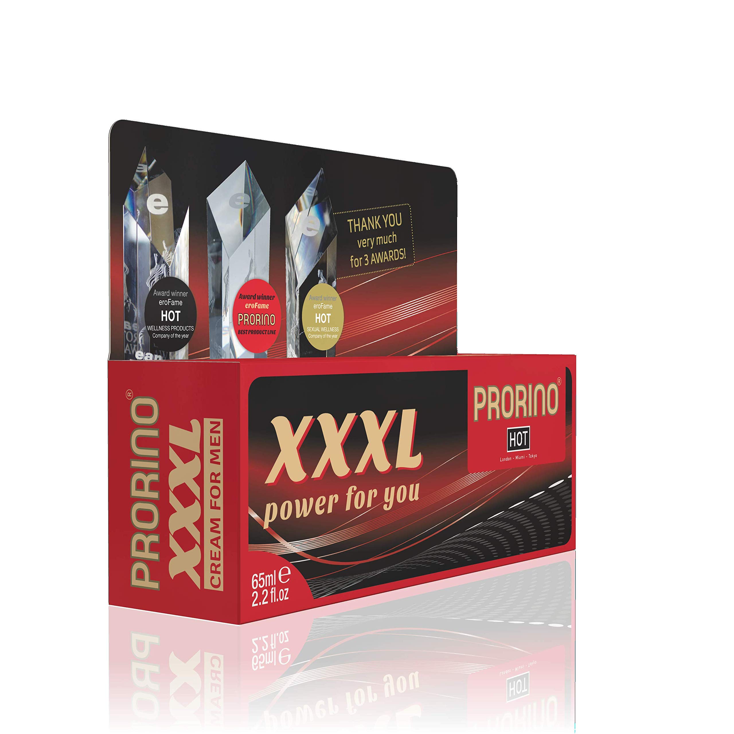 XXXL Cream for men, pflegende durchblutungsfördernde Potenzcreme für den Mann. 65 ml (Packung mit 2)