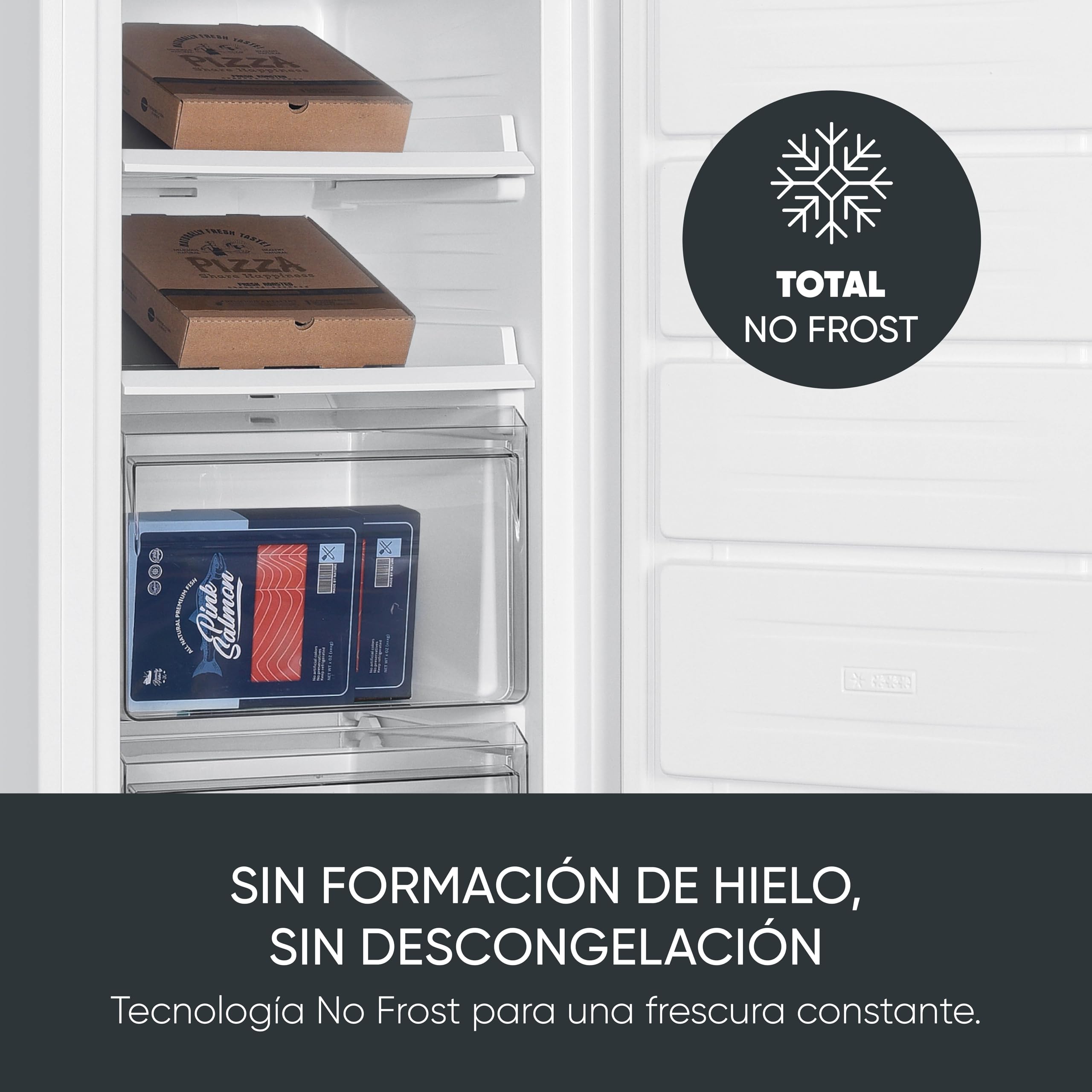 No-Frost Freezer, 161L, White