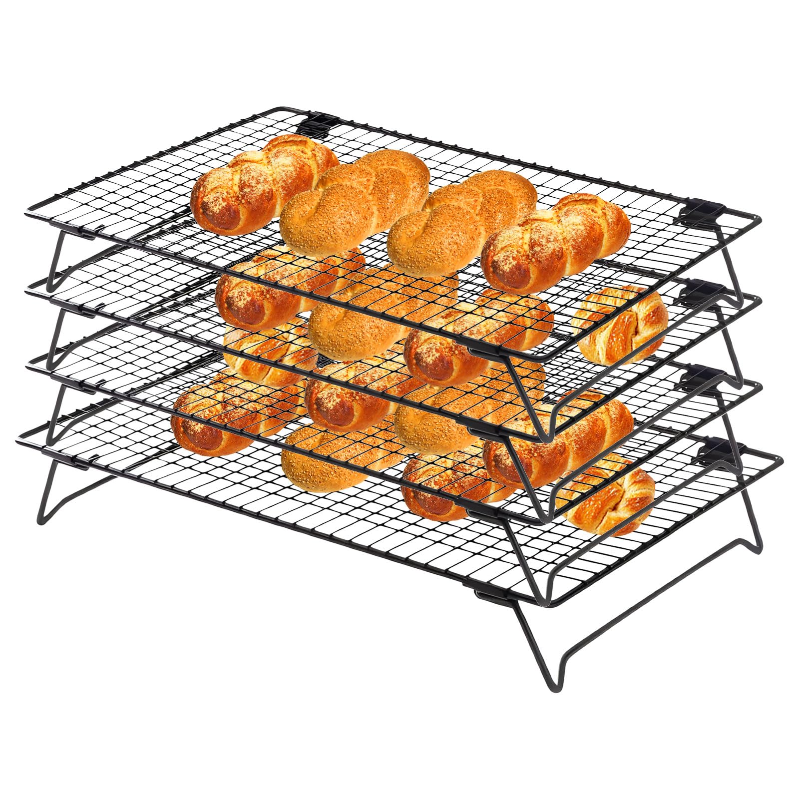 Grille de refroidissement professionnelle à 4 couches antidérapante multifonction pour une déshydratation efficace et un refroidissement rapide