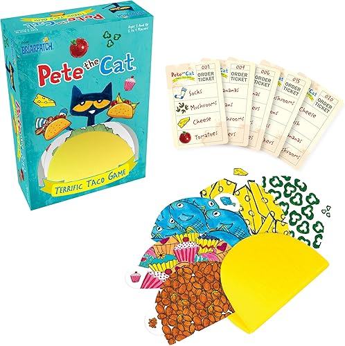 Briarpatch  Juego de tacos de Pete The Cat Terrific, Fans de Pete The Cat Books, Edades 3+