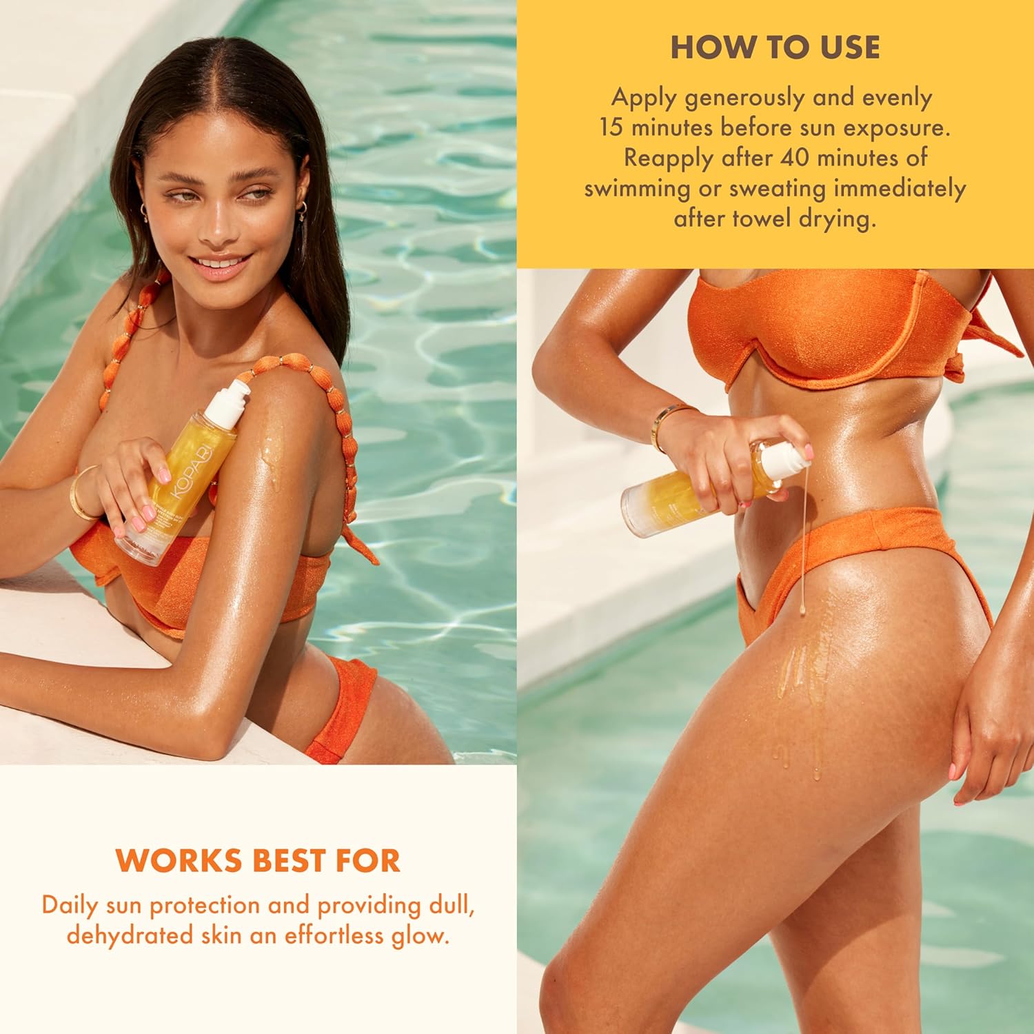 Kopari Protetor solar de brilho corporal, amplo espectro FPS 50, textura leve de gel brilhante absorve rapidamente, não pegajoso, resultados brilhantes, dourado, pacote com 2 em promoção! Veja a oferta e mais achadinhos de Corpo 5 Hoje é o melhor dia para comprar Kopari Protetor solar de brilho corporal, amplo espectro FPS 50, textura leve de gel brilhante absorve rapidamente, não pegajoso, resultados brilhantes, dourado, pacote com 2 com aquele preço maroto! Promoção! Aproveite a oferta! 5