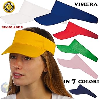 Cappello Con Visiera Parasole Regolabile - Unisex Per Tennis, Golf, Spiaggia - Protezione UV E Antisudore - Foto 7