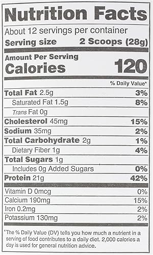 Miniatura 3 de Simply Tera's Proteína de suero orgánica sin lactosa, 12 onzas