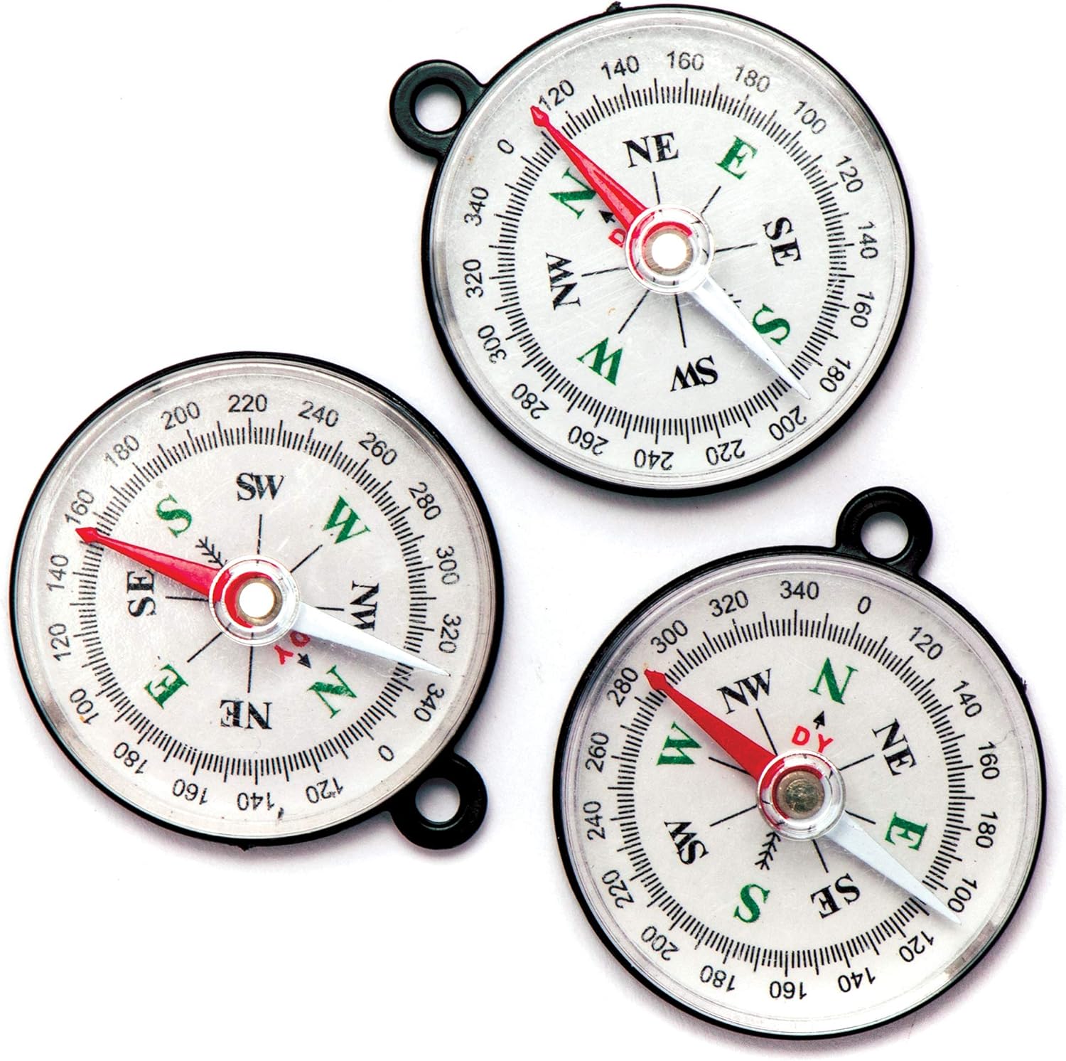 Baker Ross AT861 Mini Compasses Pack of 8, For Kids Party Bags and
