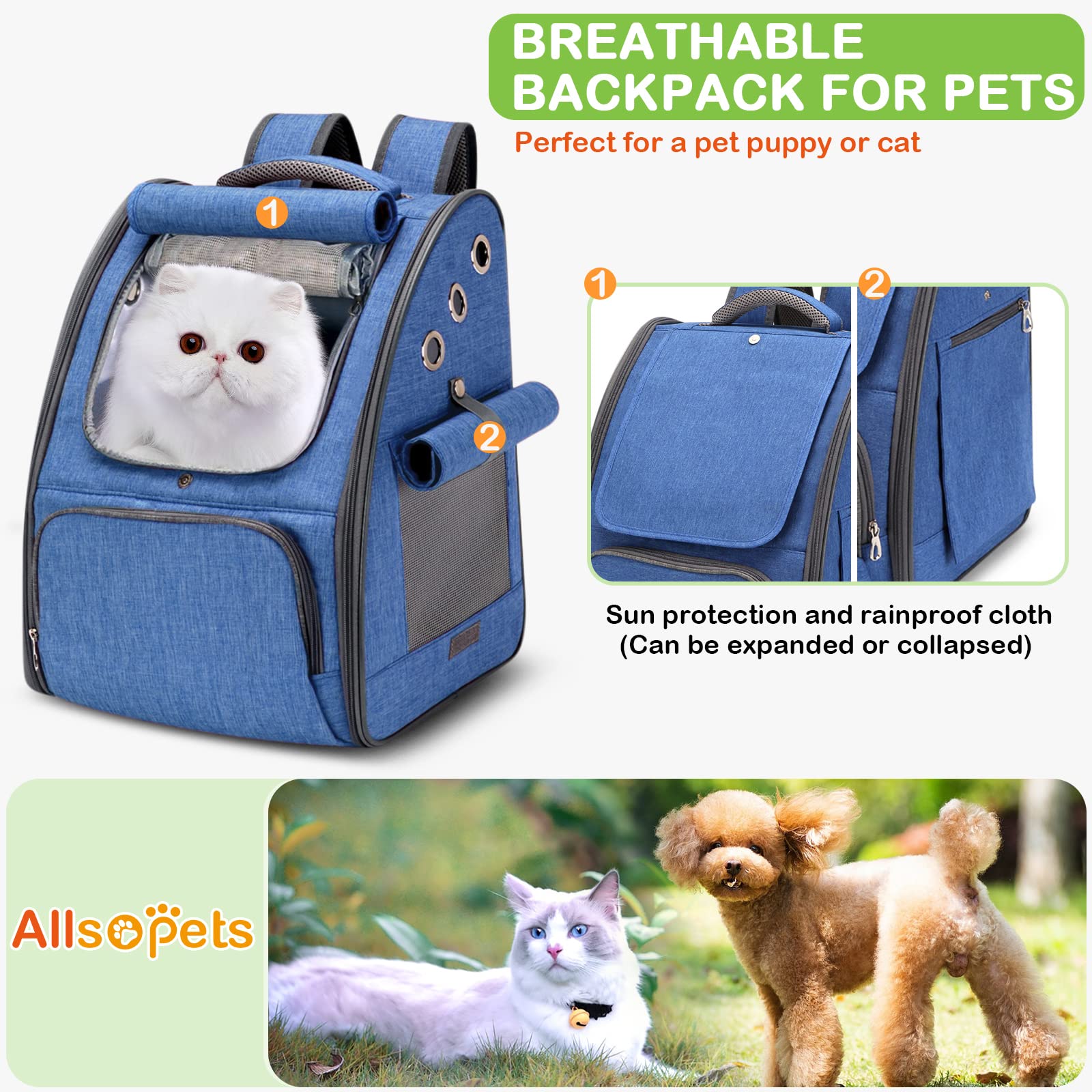 ALLSOPETS Cat Carrier Backpack - Image 2