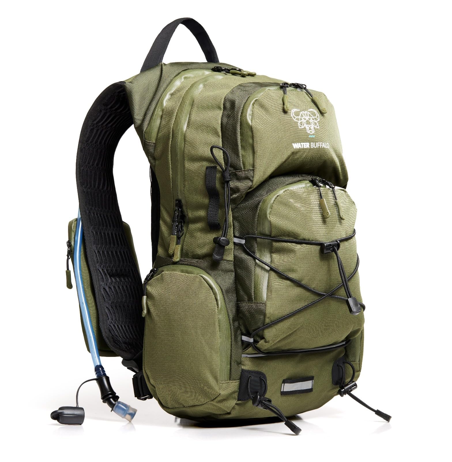 Water BuffaloHydration Backpack Lightweight Hydration Pack with 2L Water  Bladder Water Backpack for Hiking, Running, Biking, and Raves