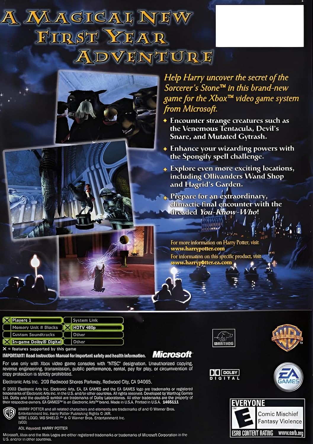 Harry Potter and the Sorcerer's Stone - Xbox (Renewed)