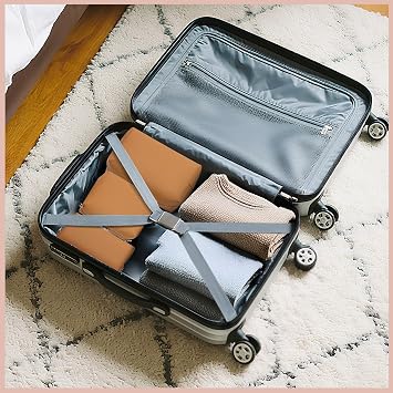 Joyway 10-Piece Travel Makeup Bag Set Large Capacity Cosmetic Bags for Women & Girls, Waterproof Portable Toiletry Organizer with Adjustable Strap (Brown)
