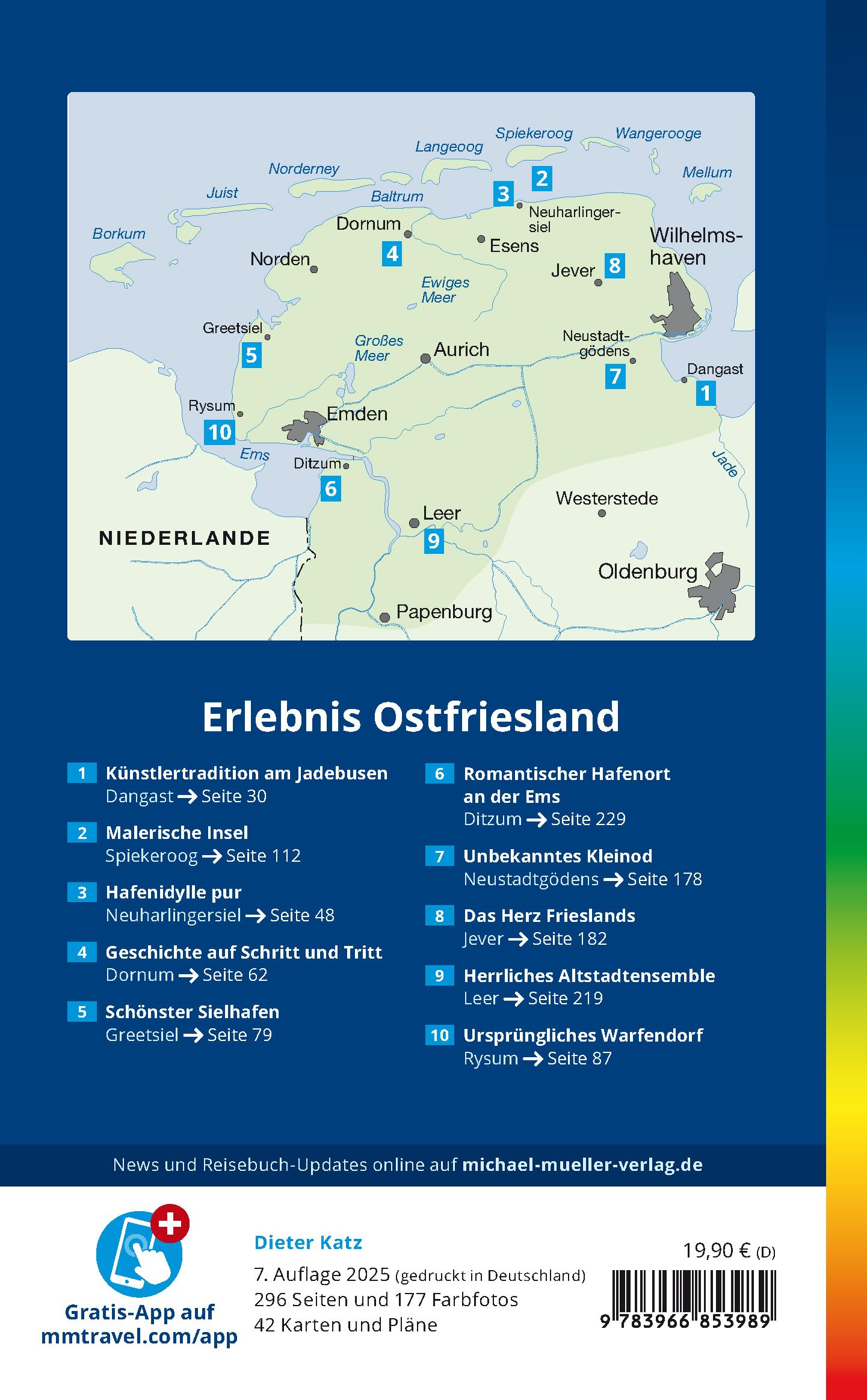 MICHAEL MÜLLER Reiseführer Ostfriesland & Ostfriesische Inseln: 100% authentisch, aktuell und vor Ort recherchiert. Inkl. App. (MM-Reisen)