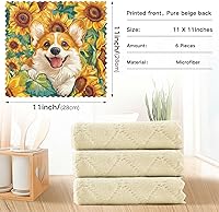 Vista 130 de Juego de 6 paños de cocina reutilizables súper absorbentes para lavar platos, autos y hogar, lavables a máquina