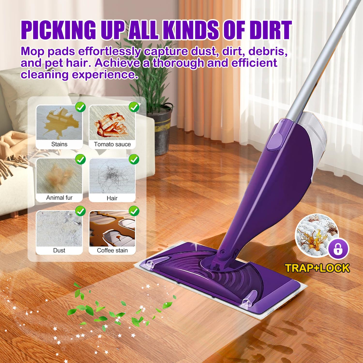 Repuesto de almohadilla de fregona compatible con mopa Swiffer WetJet, almohadillas de mopa Wet Jet para limpieza de suelos de madera dura multisuperficie, 4 capas gruesas y súper absorbentes, 20