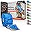 Kinesiology Tape-Incredible Support for Athletic Sports and Recovery + Free Taping Guide-Uncut 2 inch 32 feet Roll (Electric Blue Camo + Free Taping Guide, Pack of 1)