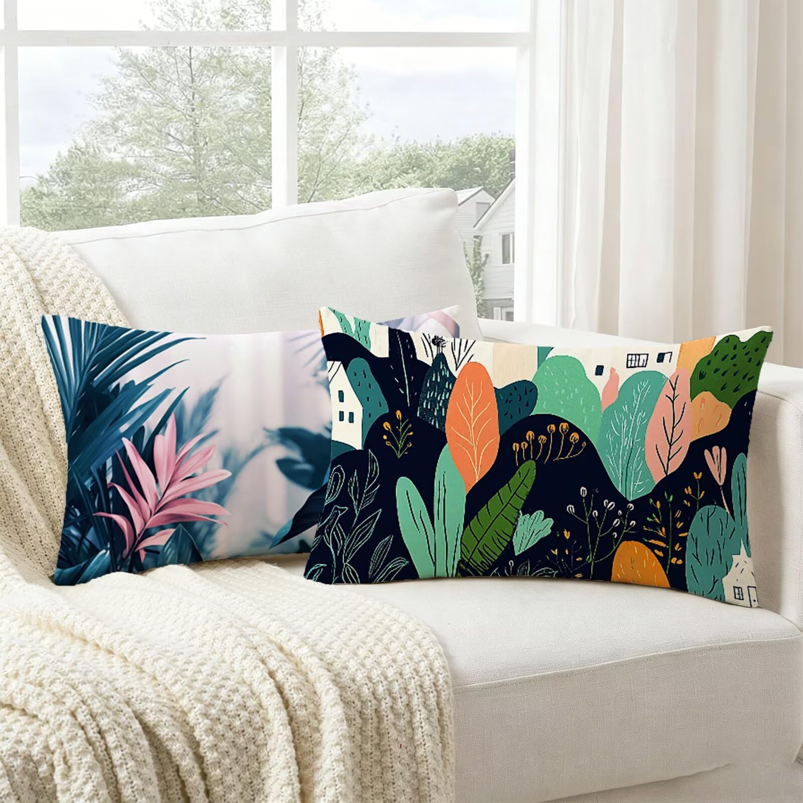 Taie oreiller 60x80cm lot de 2 impermeables pour proteger vos coussins