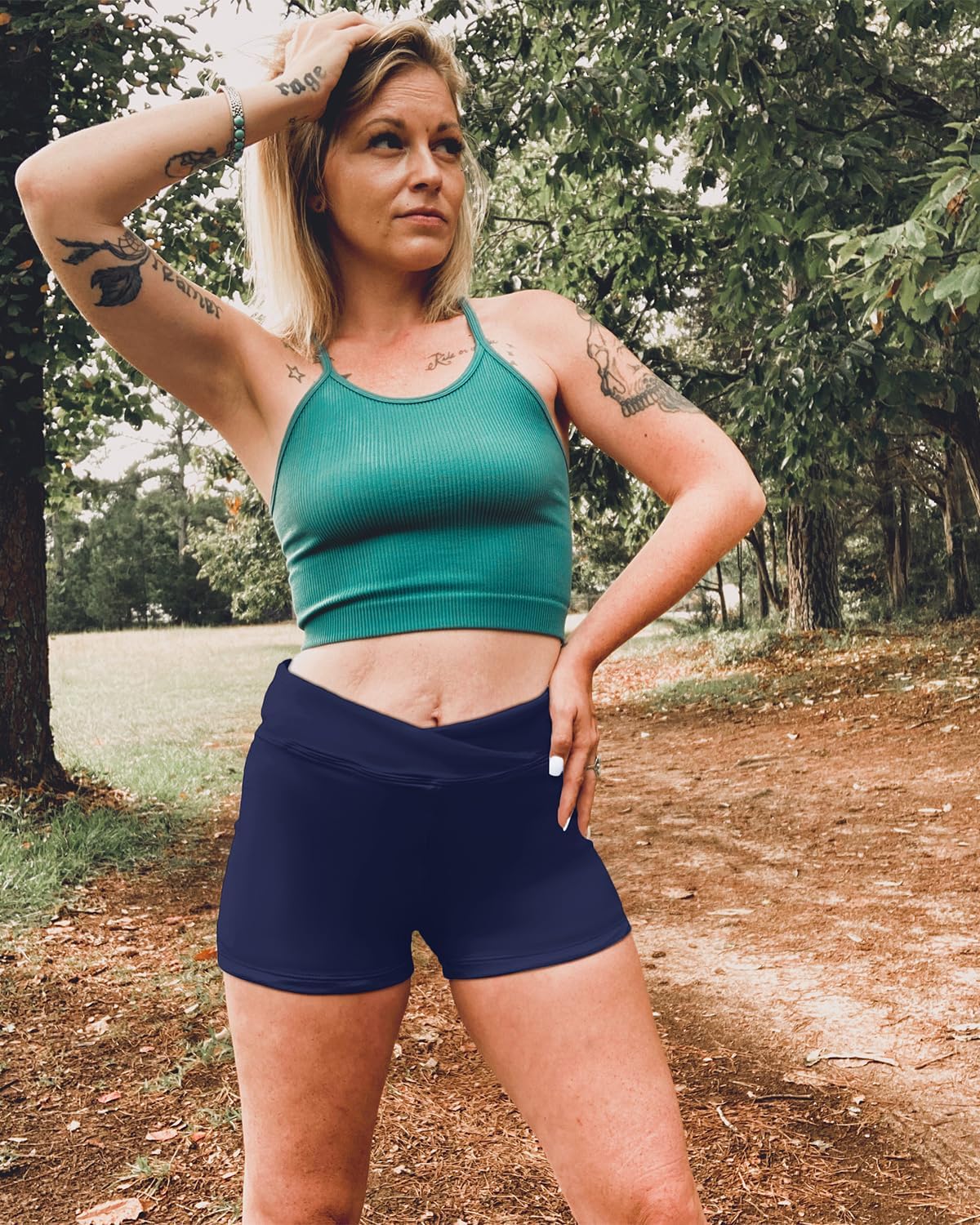 Yonique Womens Swim Shorts Bathing Suits Bottoms Swimsuit Bottoms(Available in Plus) - Image 3