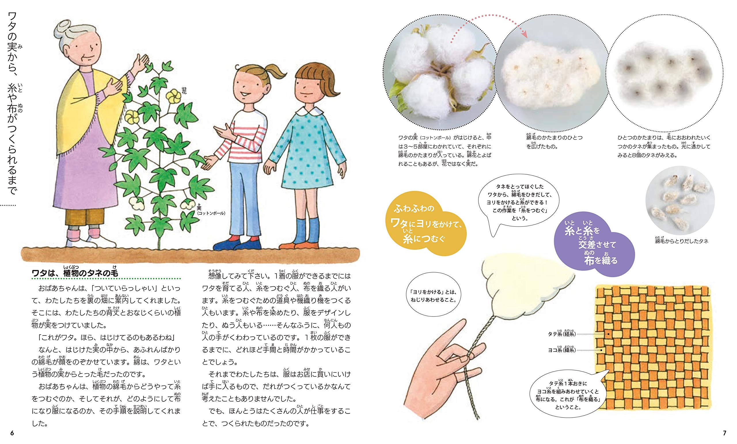 ワタの糸と布 イチからつくるシリーズ 尚子 大石 比呂美 杉田 配送料無料