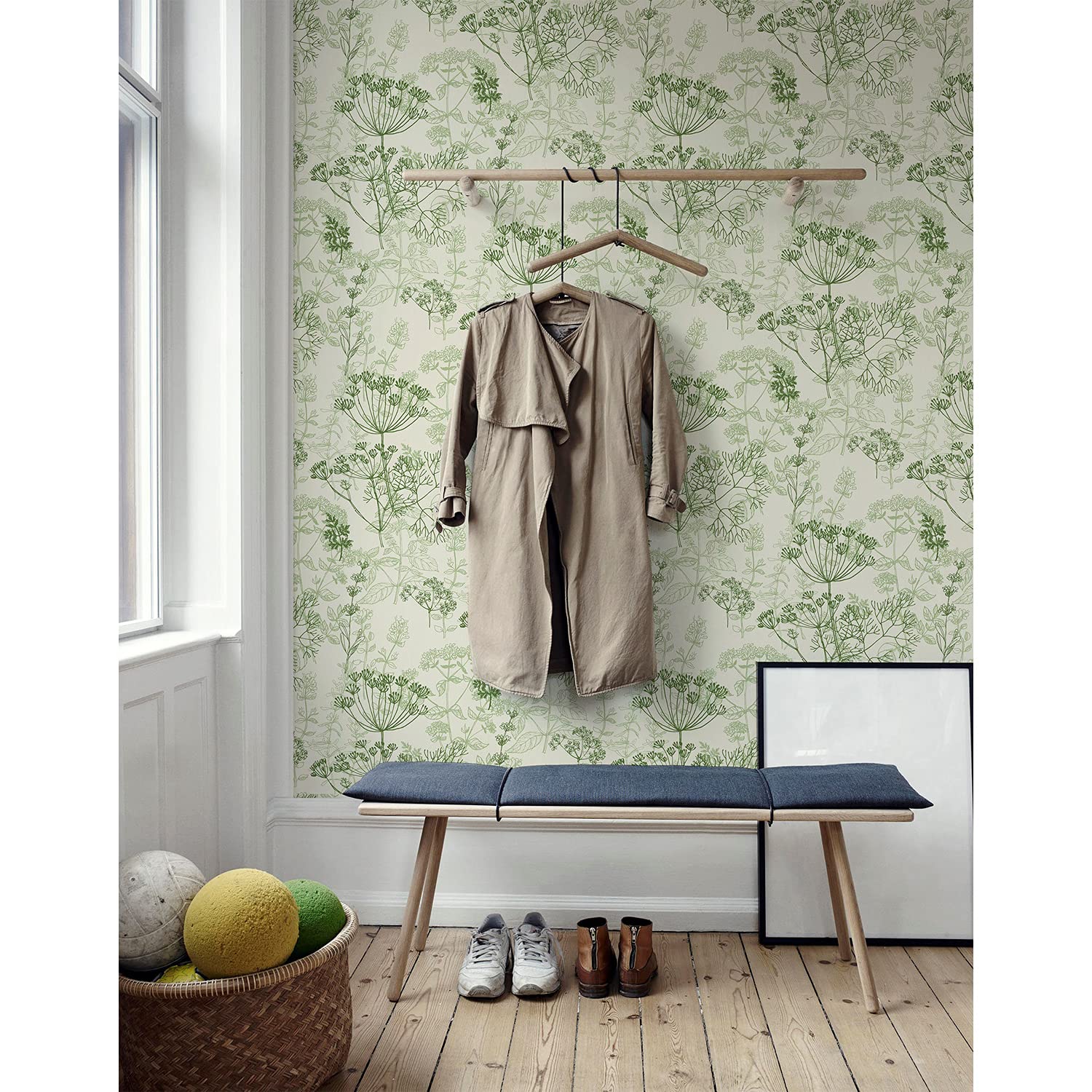 Papier peint herbes Coloray pour créer un cocon de sérénité