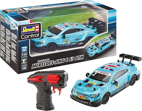 Revell Control 24687 RC Scale Car 124 DTM Mercedes-Benz by Gerry Paffet, GHz Remote Control, Faithful Body Remote Controlled, 8.1 in
